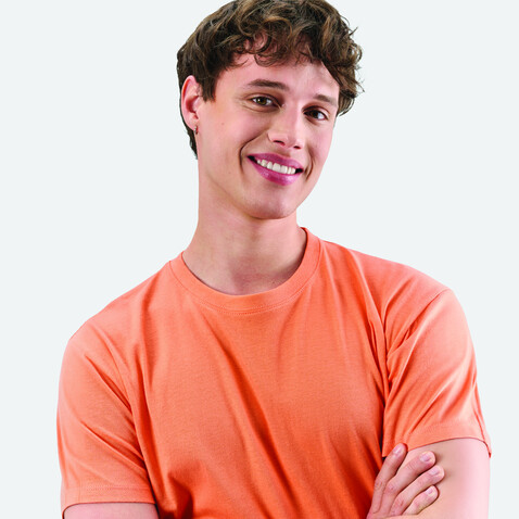 REGENT Uni T-Shirt 150g - Apricot bedrucken, Art.-Nr. S11380-AT-XXL