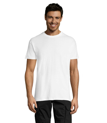 REGENT Uni T-Shirt 150g - White bedrucken, Art.-Nr. S11380-WH-4XL REGENT Uni T-Shirt 150g - White bedrucken, Art.-Nr. S11380-WH-4XL