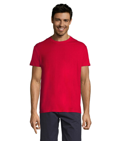 REGENT Uni T-Shirt 150g - Red bedrucken, Art.-Nr. S11380-RD-L REGENT Uni T-Shirt 150g - Red bedrucken, Art.-Nr. S11380-RD-L