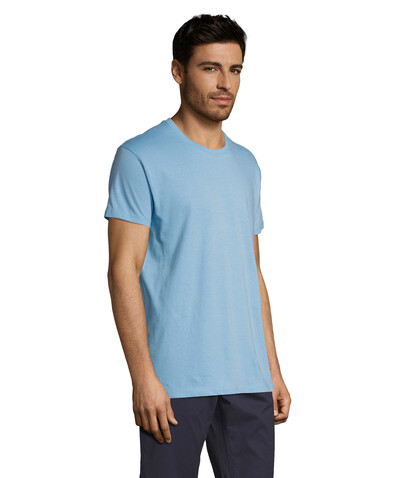 REGENT Uni T-Shirt 150g - Sky Blue bedrucken, Art.-Nr. S11380-SK-XXL REGENT Uni T-Shirt 150g - Sky Blue bedrucken, Art.-Nr. S11380-SK-XXL