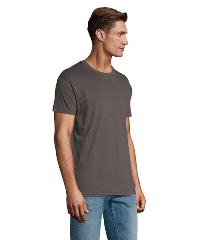 REGENT Uni T-Shirt 150g - Dunkelgrau bedrucken, Art.-Nr. S11380-DG-3XL