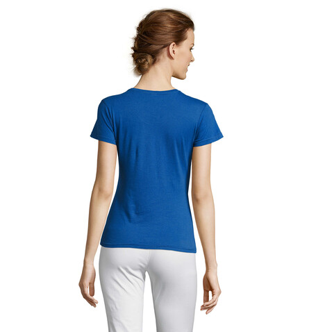 MISS DAMENT-SHIRT 150g - Royal Blue bedrucken, Art.-Nr. S11386-RB-XL MISS DAMENT-SHIRT 150g - Royal Blue bedrucken, Art.-Nr. S11386-RB-XL