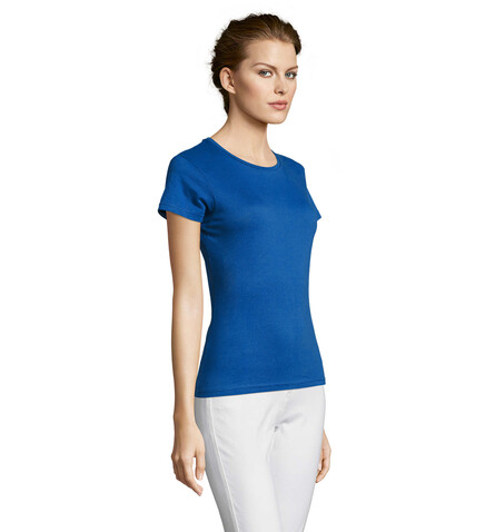 MISS DAMENT-SHIRT 150g - Royal Blue bedrucken, Art.-Nr. S11386-RB-XL MISS DAMENT-SHIRT 150g - Royal Blue bedrucken, Art.-Nr. S11386-RB-XL