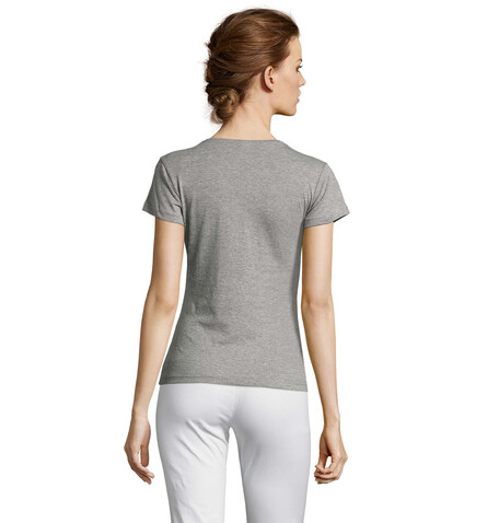 MISS DAMENT-SHIRT 150g - Graue Melange bedrucken, Art.-Nr. S11386-GM-XL MISS DAMENT-SHIRT 150g - Graue Melange bedrucken, Art.-Nr. S11386-GM-XL