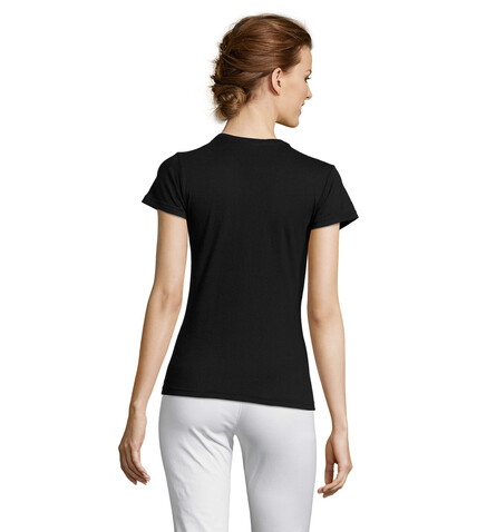 MISS DAMENT-SHIRT 150g - Deep Black bedrucken, Art.-Nr. S11386-DB-XL MISS DAMENT-SHIRT 150g - Deep Black bedrucken, Art.-Nr. S11386-DB-XL
