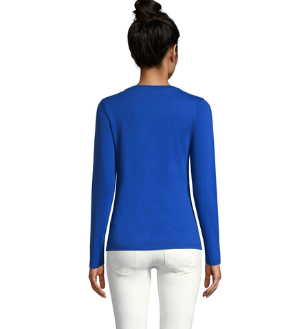 MAJESTIC DAMENT-SHIRT 150g - Royal Blue bedrucken, Art.-Nr. S11425-RB-L
