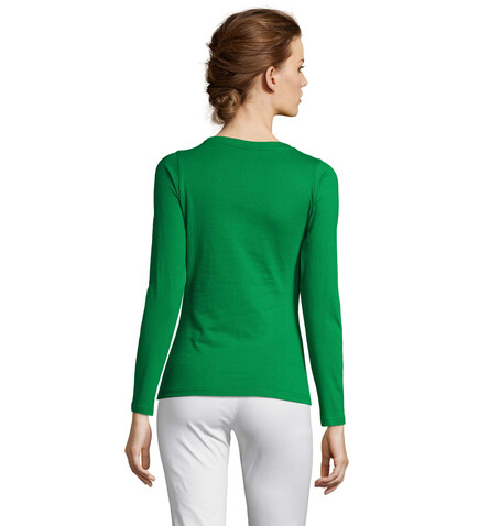 MAJESTIC DAMENT-SHIRT 150g - Kelly Green bedrucken, Art.-Nr. S11425-KG-XL