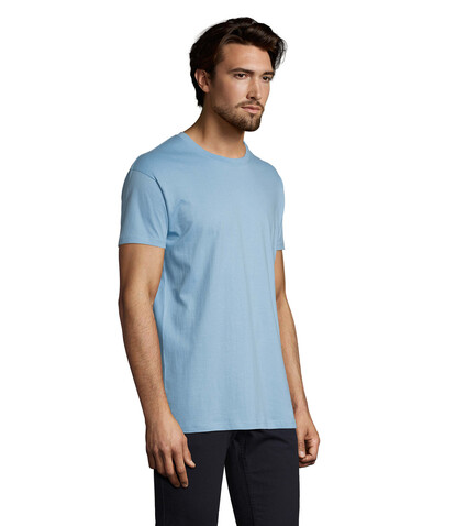 IMPERIAL MEN T-Shirt 190g - Sky Blue bedrucken, Art.-Nr. S11500-SK-S