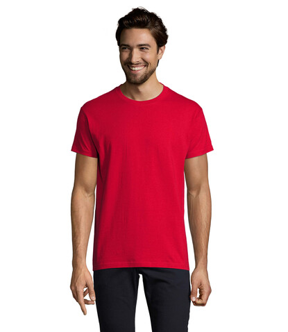 IMPERIAL MEN T-Shirt 190g - Red bedrucken, Art.-Nr. S11500-RD-4XL IMPERIAL MEN T-Shirt 190g - Red bedrucken, Art.-Nr. S11500-RD-4XL