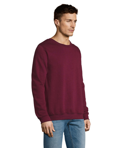 NEW SUPREME SWEATER 280g - Burgundy bedrucken, Art.-Nr. S13250-BG-S