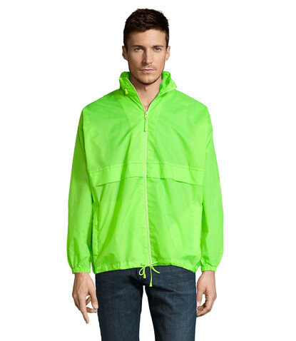 SURF Unisex Windbreaker - Neon Lime bedrucken, Art.-Nr. S32000-NL-L SURF Unisex Windbreaker - Neon Lime bedrucken, Art.-Nr. S32000-NL-L