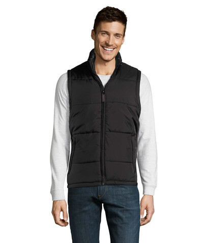 WARM MEN Bodywarmer - Schwarz bedrucken, Art.-Nr. S44002-BK-3XL WARM MEN Bodywarmer - Schwarz bedrucken, Art.-Nr. S44002-BK-3XL
