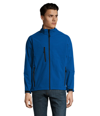 RELAX HERREN JACKE 340g - Royal Blue bedrucken, Art.-Nr. S46600-RB-XXL