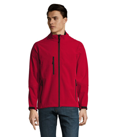 RELAX HERREN JACKE 340g - Pepper Red bedrucken, Art.-Nr. S46600-PE-3XL