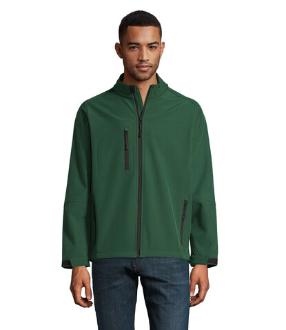 RELAX HERREN JACKE 340g - Bottle Green bedrucken, Art.-Nr. S46600-BO-3XL