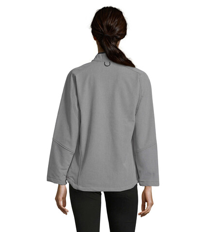 ROXY DAMEN JACKE 340g - Graue Melange bedrucken, Art.-Nr. S46800-GM-M