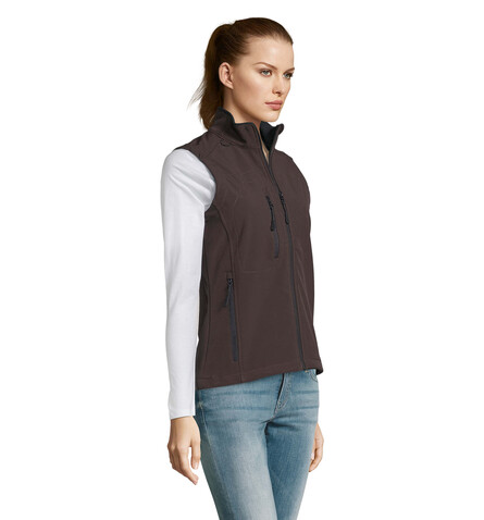 RALLYE WOMEN SOFTSHELL - Dark Chocolate bedrucken, Art.-Nr. S46801-DC-S RALLYE WOMEN SOFTSHELL - Dark Chocolate bedrucken, Art.-Nr. S46801-DC-S
