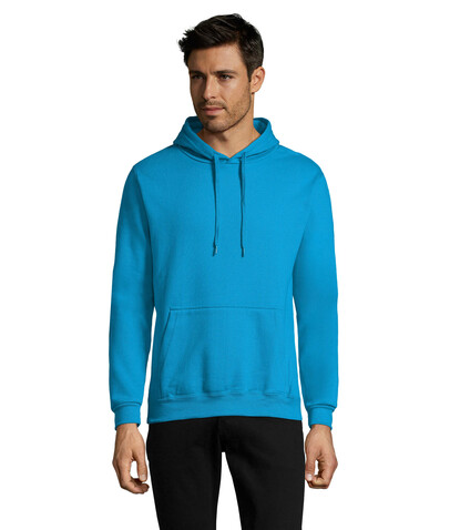SNAKE Hoodie - Aqua bedrucken, Art.-Nr. S47101-AQ-S SNAKE Hoodie - Aqua bedrucken, Art.-Nr. S47101-AQ-S