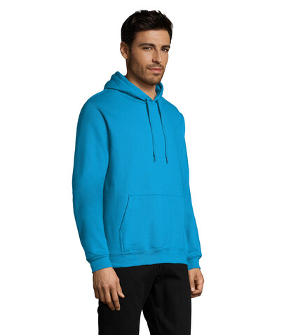 SNAKE Hoodie - Aqua bedrucken, Art.-Nr. S47101-AQ-S SNAKE Hoodie - Aqua bedrucken, Art.-Nr. S47101-AQ-S