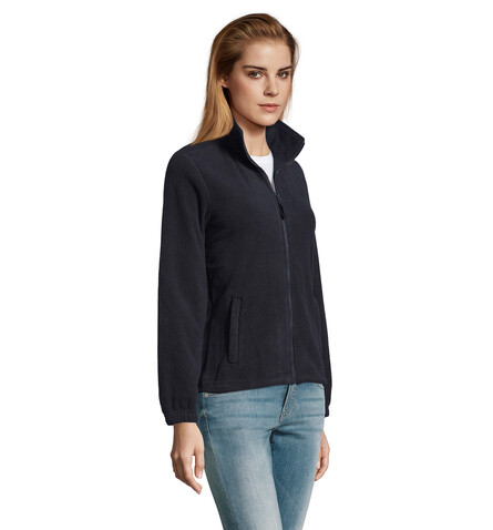NORTH DAMEN FL JACKE  300g - Navy bedrucken, Art.-Nr. S54500-NY-XXL
