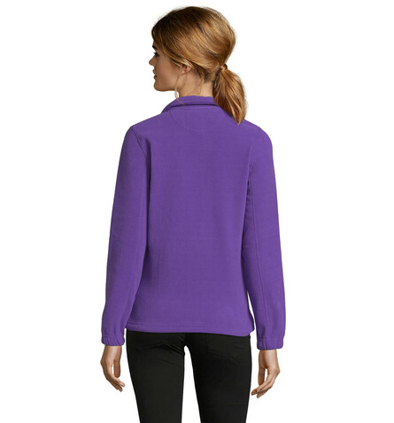 NORTH DAMEN FL JACKE  300g - Dark Purple bedrucken, Art.-Nr. S54500-DA-XL