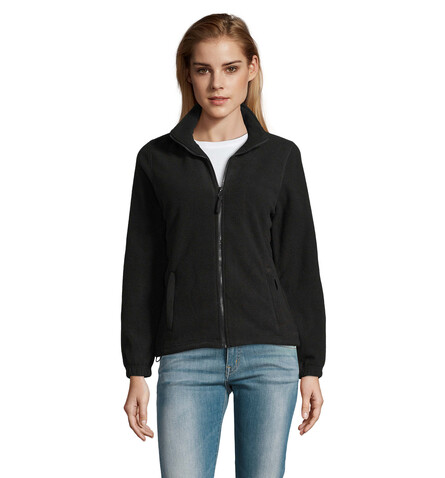 NORTH DAMEN FL JACKE 300g - Schwarz bedrucken, Art.-Nr. S54500-BK-M NORTH DAMEN FL JACKE 300g - Schwarz bedrucken, Art.-Nr. S54500-BK-M