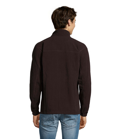 NORTH MEN Fleece-Jacke - Dark Chocolate bedrucken, Art.-Nr. S55000-DC-XL