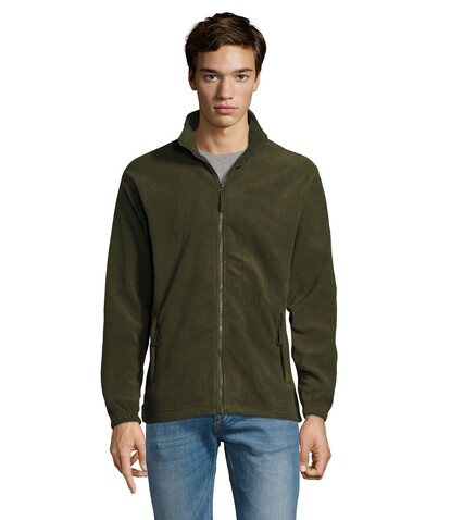 NORTH MEN Fleece-Jacke - Army bedrucken, Art.-Nr. S55000-AR-XXL