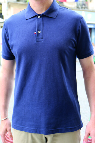 PIERROT Polo Unisex - Navy bedrucken, Art.-Nr. A04330-NY-M PIERROT Polo Unisex - Navy bedrucken, Art.-Nr. A04330-NY-M