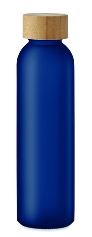 Glasflasche 500 ml - Transparent Blau bedrucken, Art.-Nr. MO2105-23