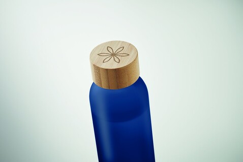 Glasflasche 500 ml - Transparent Blau bedrucken, Art.-Nr. MO2105-23