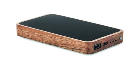 Powerbank mit Ladestation - Schwarz bedrucken, Art.-Nr. MO2185-03 Powerbank mit Ladestation - Schwarz bedrucken, Art.-Nr. MO2185-03