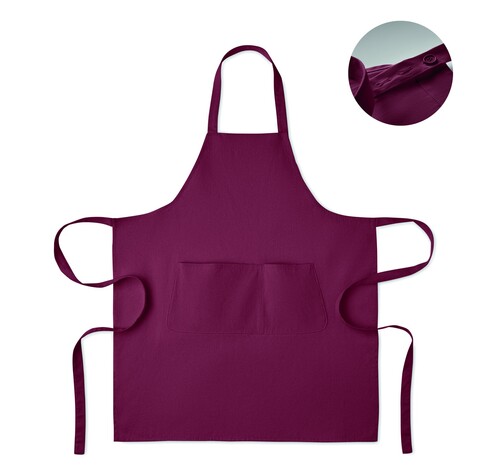 Küchenschürze Organic Cotton - Bordeaux bedrucken, Art.-Nr. MO2249-02 Küchenschürze Organic Cotton - Bordeaux bedrucken, Art.-Nr. MO2249-02