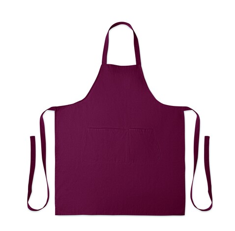 Küchenschürze Organic Cotton - Bordeaux bedrucken, Art.-Nr. MO2249-02 Küchenschürze Organic Cotton - Bordeaux bedrucken, Art.-Nr. MO2249-02
