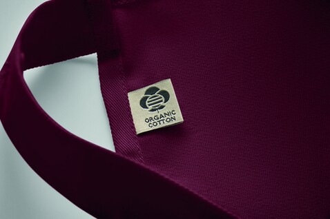 Küchenschürze Organic Cotton - Bordeaux bedrucken, Art.-Nr. MO2249-02 Küchenschürze Organic Cotton - Bordeaux bedrucken, Art.-Nr. MO2249-02