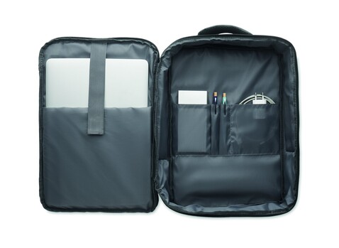 15" Laptop-Rucksack - Steingrau bedrucken, Art.-Nr. MO2305-15