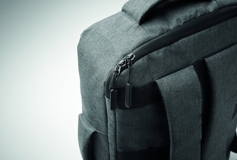 15" Laptop-Rucksack - Steingrau bedrucken, Art.-Nr. MO2305-15