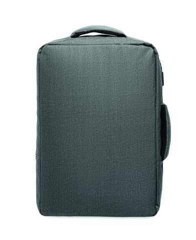 15" Laptop-Rucksack - Steingrau bedrucken, Art.-Nr. MO2305-15