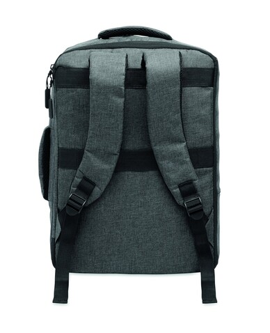 15" Laptop-Rucksack - Steingrau bedrucken, Art.-Nr. MO2305-15