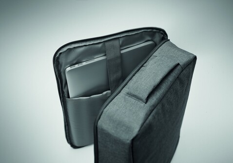 15" Laptop-Rucksack - Steingrau bedrucken, Art.-Nr. MO2305-15
