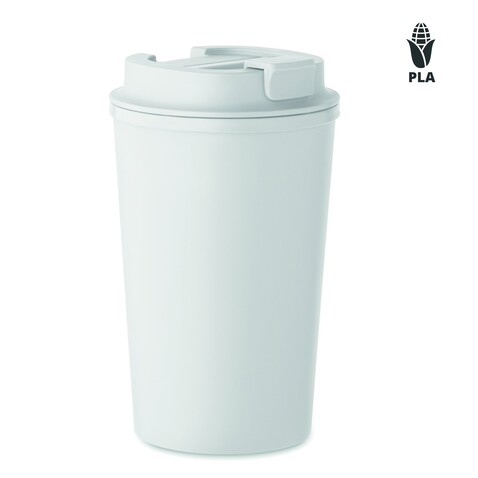 Doppelwandiger Becher 350 ml - Weiß bedrucken, Art.-Nr. MO2310-06 Doppelwandiger Becher 350 ml - Weiß bedrucken, Art.-Nr. MO2310-06