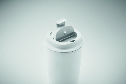 Doppelwandiger Becher 350 ml - Weiß bedrucken, Art.-Nr. MO2310-06 Doppelwandiger Becher 350 ml - Weiß bedrucken, Art.-Nr. MO2310-06