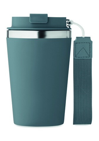 Doppelwandiger Trinkbecher 350 - Petrol bedrucken, Art.-Nr. MO2317-20