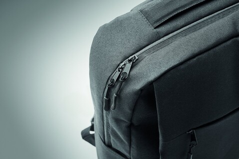 15" Laptop-Rucksack - Steingrau bedrucken, Art.-Nr. MO2318-15