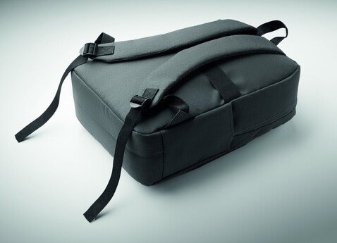 15" Laptop-Rucksack - Steingrau bedrucken, Art.-Nr. MO2318-15