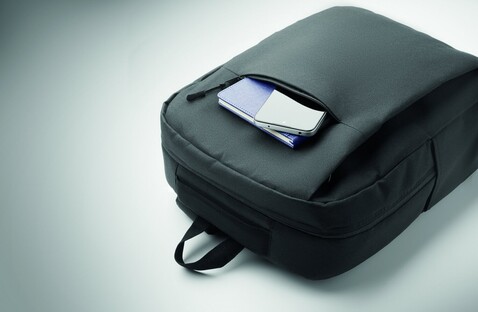 15" Laptop-Rucksack - Steingrau bedrucken, Art.-Nr. MO2318-15