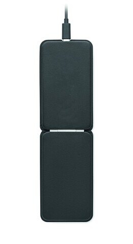 Klappbares Ladegerät 15W - Schwarz bedrucken, Art.-Nr. MO2389-03 Klappbares Ladegerät 15W - Schwarz bedrucken, Art.-Nr. MO2389-03
