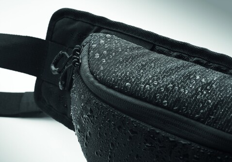 Gürteltasche 420D-Nylon - Schwarz bedrucken, Art.-Nr. MO2392-03