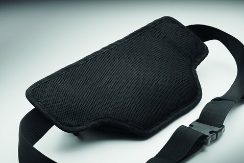 Gürteltasche 420D-Nylon - Schwarz bedrucken, Art.-Nr. MO2392-03