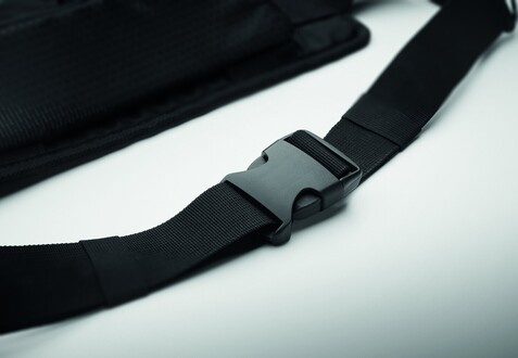 Gürteltasche 420D-Nylon - Schwarz bedrucken, Art.-Nr. MO2392-03